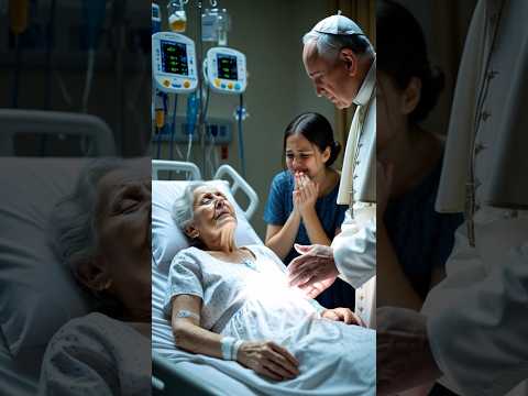 Pope LEO XIV saved the elderly woman from death🙏🙏#popeFrancis #jesus #amen #shorts #popeleoxiv #edit