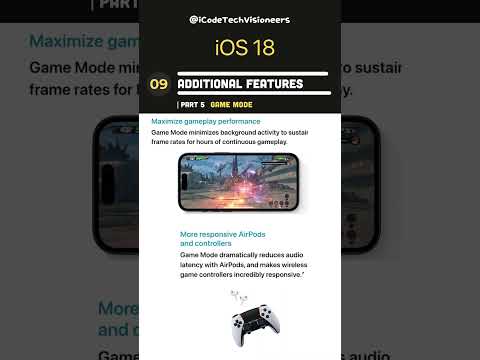 iOS 18 New features: Additional features