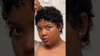 Let’s style my new pixie cut!         #pixie #explore #curlyhair #curlypixie