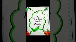 10 easy border designs PROJECT WORK DESIGNS/ SIDE BORDER DESIGNS / BORDER DESIGNS