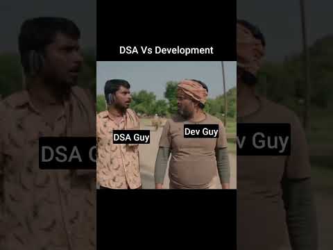 DSA vs Development #developer #coding