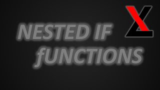Nested IF functions