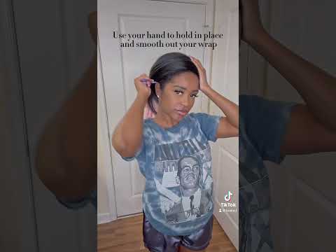 Super easy and simple! Do you find it difficult to achieve the perfect wrap before bed ?
