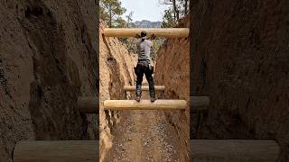 I Build Tiny modern House in Dry Riverbed #tinyhouse #build #offgrid