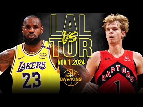 Los Angeles Lakers vs Toronto Raptors Full Game Highlights | Nov 1, 2024 | FreeDawkins