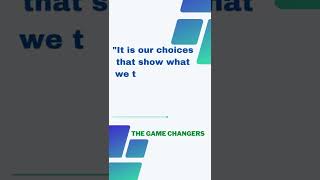 #thegamechanger