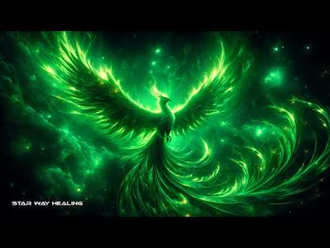 528Hz GREEN PHOENIX • REBIRTH • ACTIVATE WEALTH, HEALTH & MIRACLES