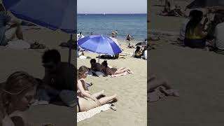 🇪🇸 Sunny day at Barcelona beach Spain