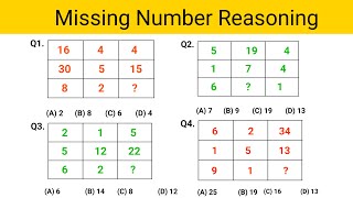 Missing Number | Reasoning Analogy | Number Analogy | Analogy Questions | Analogy Reasoning Tricks
