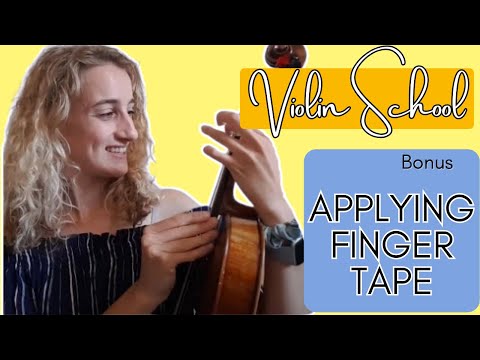 Violin School Bonus: How to Apply Fingerboard Tape to Violin/Viola