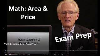 58 Math Lesson 2: Area & Price Real Estate Exam Prep