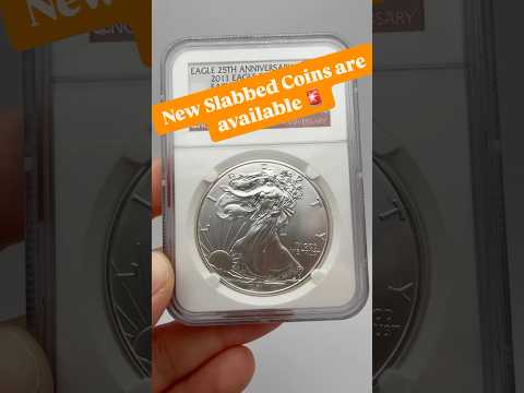 Run over to M.G.A Vault 🏃#slabbedcoins #americansilvereagle #silverstacking #fyp #coincollecting