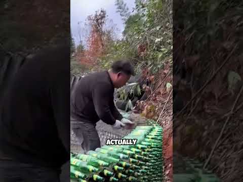 Did you know in China they build houses out of empty beer bottles? Part2