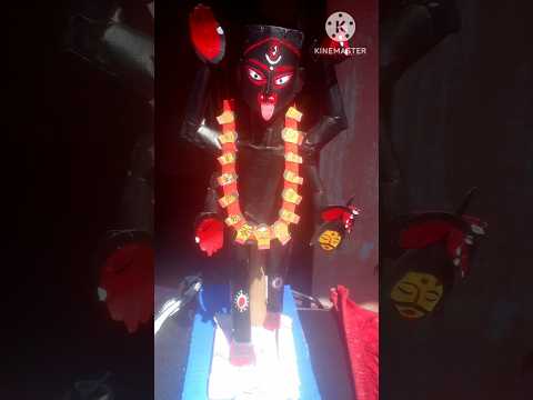 **"3D Kali Mata Idol Using Only Paper! You Won’t Believe the Result 🙏✨ | Part 1" | #trending #viral