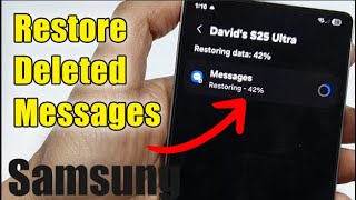 How to Restore Deleted Messages on Samsung