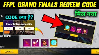 500k Live Watching Complete Redeem Code | Ffpl Grand finals Redeem code | 30 January Redeem Code