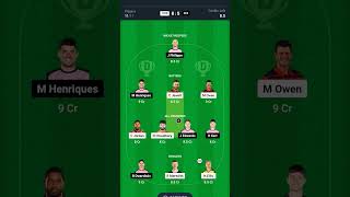 HUR vs SIX Dream11 Prediction, Hobart Hurricanes vs Sydney Sixers Qualifier1 Dream11 Team Prediction