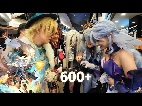 Looking for a cosplayer at the anime convention to help me pull 600 times for Feixiao!