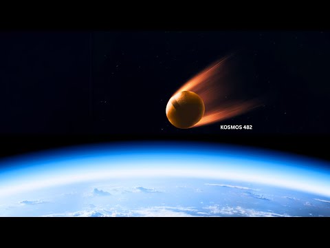 Kosmos 482: An Old, Out of Control Satellite Crashes Over the Indian Ocean