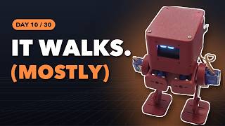 I Gave Myself 30 Days to Build a Walking Robot From Scratch