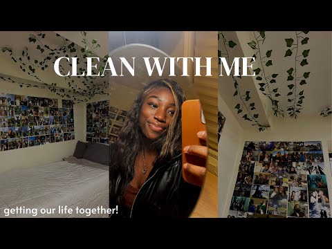 Deep Cleaning My Room *cleaning motivation* | Resetting for 2023, cleaning motivation, new plant mom