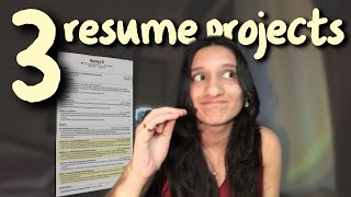 RESUME PROJECTS TO STAND OUT IN INTERVIEWS