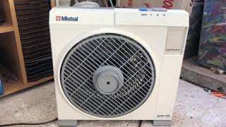 Mistral gryo aire mighty mini M.G.A 10 box fan