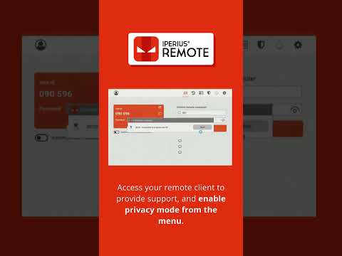 Tutorial: Iperius Remote Privacy Mode