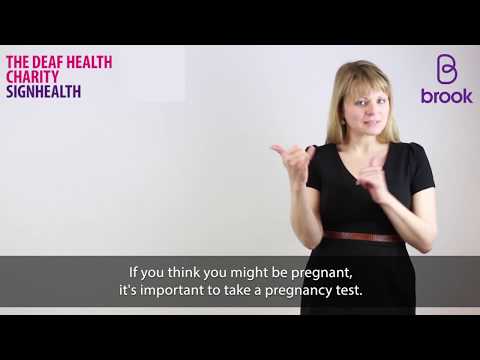 Finding out you're pregnant: what are your options?  (British Sign Language)