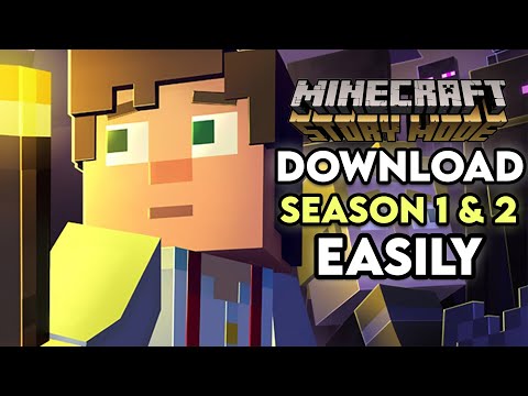 How to get Minecraft Story Mode Season 1 & 2  for Free! *WORKS*
