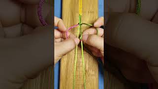 Weaving Tutorial Full Guide from Start to Pattern  #knot #diy