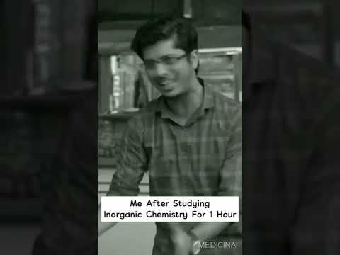 Side Effects of Inorganic Chemistry🤣 #Neet #Neet2021 #Neet2022 #Neet2023 #Motivation #Memes #Shorts