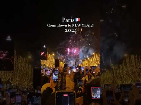 今年はパリで年越し🇫🇷💕 #paris #travel #countdown2024 #trip #ヨーロッパ #フランス #パリ #凱旋門 #カウントダウン