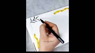 border design⭐🖤|project #frontpage #youtubeshorts #shorts #borderdesign #border