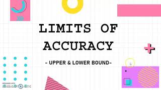 Limit of Accuracy (part 1)