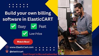 Boost your Own POS billing software |2024|#elasticcart #online business #ecommerce