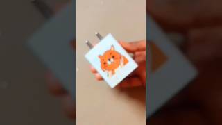 painting on charger 😱// kaisa lga??😵#shorts #ytshorts #viral #trending