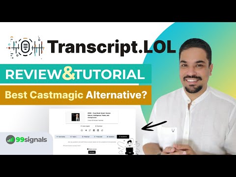 Transcript.LOL Review & Tutorial: Highly Accurate AI Transcription (AppSumo Lifetime Deal)