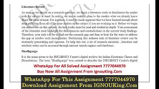 BSOC-112 (English Medium) IGNOU Solved Assignment 2023-24 (Exam Session : June 2024, December 2024)