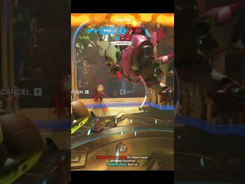 Orisa holding the point for victory #overwatch2 #gaming #fps