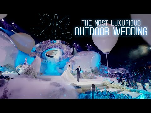 The Most Luxurious Outdoor Wedding