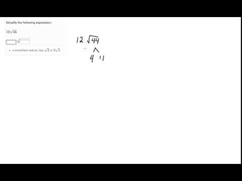 Simplifying Radicals