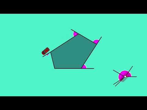 Exterior angles of polygons (sum of exterior angles)