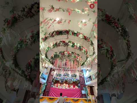 GĀURĀ PURNIMĀ Special Decorations at Sri Sri Radha Madhava Mandir ISKCON Attapur, Hyderabad #iskcon