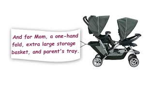 Graco DuoGlider Click Connect Stroller Features