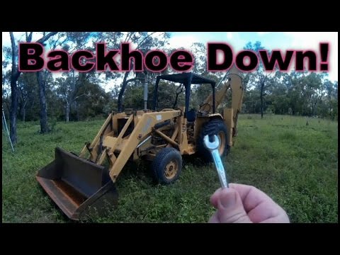 Backhoe Down!
