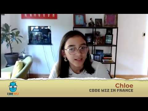 Chloe talking about Code Wiz Arlington