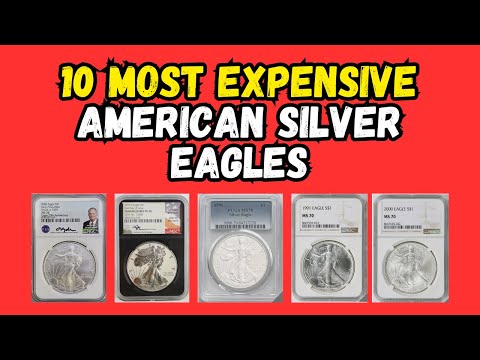 1O Most Expensive Silver American Eagles 🦅 #silverstacking #silver #coincollecting #numismatics