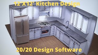 Kitchen design using 20/20 software