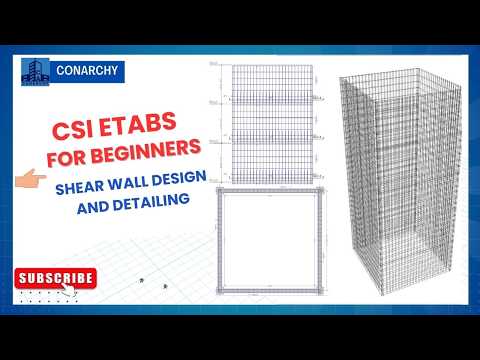 20. ETABS for Beginners: Shear Wall Design and Detailing Explained!